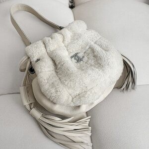 Chanel Shearling Leather Mini Bag